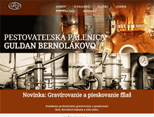 Tablet Screenshot of palenica.sk
